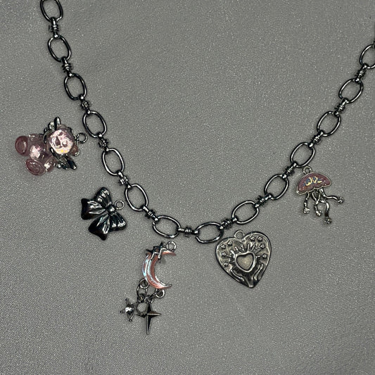 The Pink Galaxy Necklace Lala Jeweller