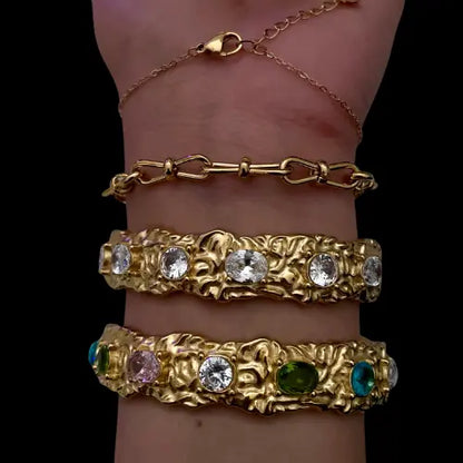 Chunky Stone Bracelet Lala Jeweller
